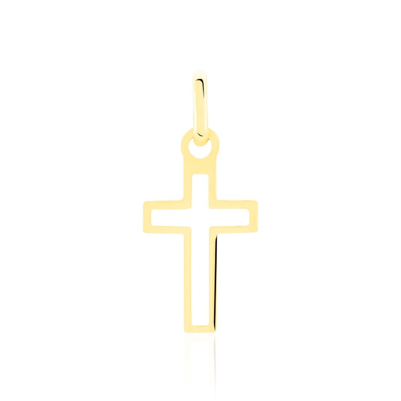 Kreuz Anhänger Gold 375 Sarah - Schmuckanhänger Familie | OROVIVO