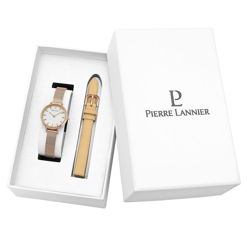 Coffret De Montre Pierre Lannier Coffret Nova Blanc - Spannringe Damen | OROVIVO