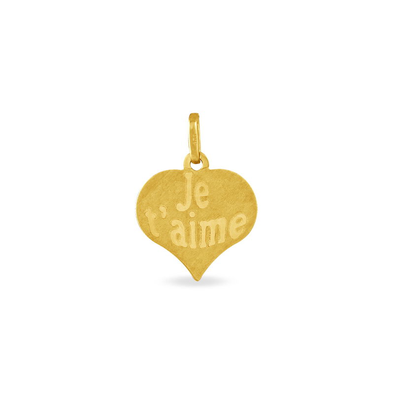 Pendentif Eudocie Coeur Message Or Jaune - Spannringe Damen | OROVIVO
