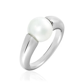Damenring Edelstahl Synthetische Perle - Ringe mit Stein Damen | OROVIVO