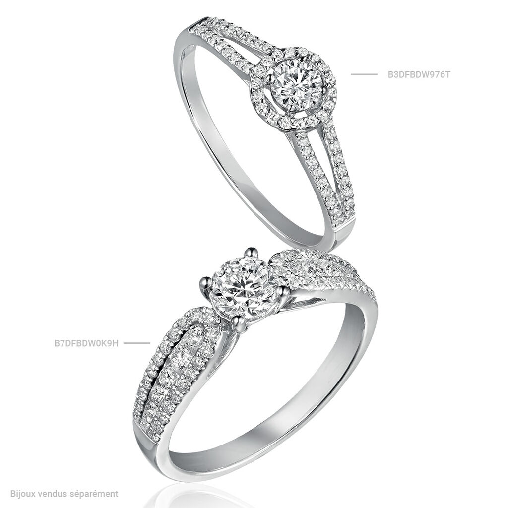 Solitaire Or Et Diamant - Spannringe Damen | OROVIVO