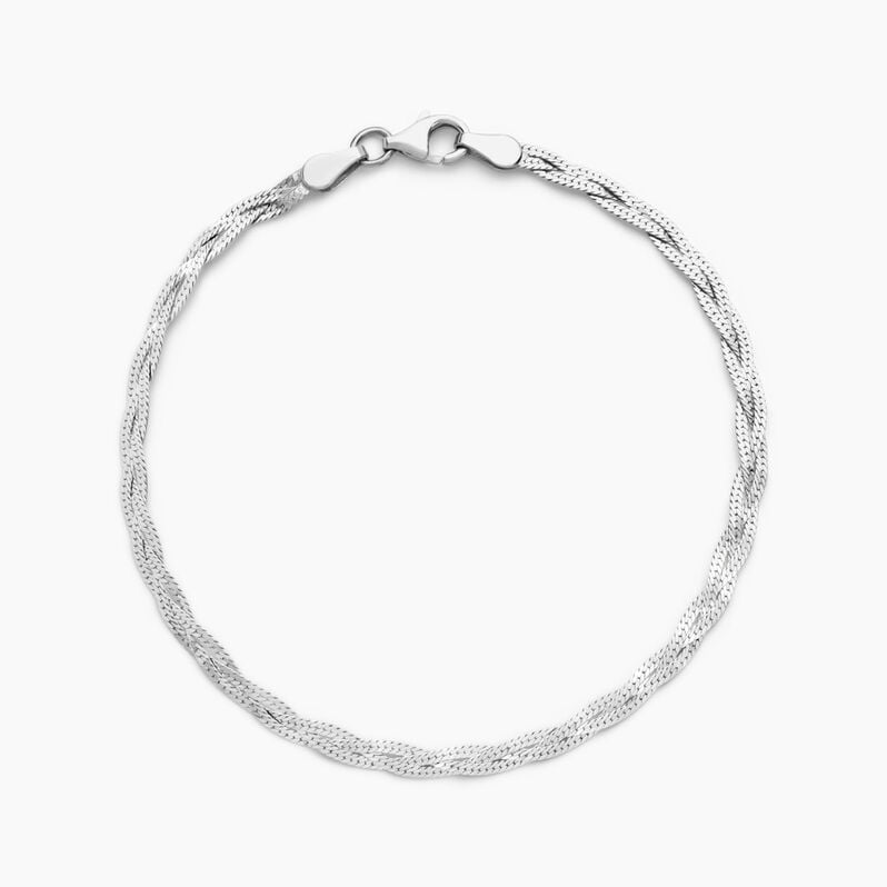 Bracelet Tissia Argent Weiss - Spannringe Damen | OROVIVO