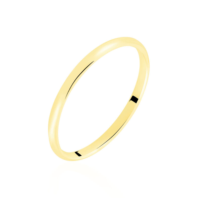 Alliance Mayelle Demi Jonc Classique Or Jaune - Spannringe Familie | OROVIVO