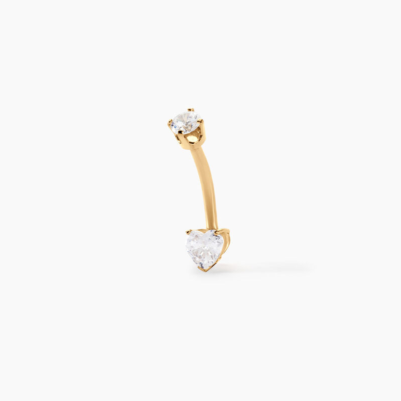 Piercing Cole Or Jaune Oxyde De Zirconium - Spannringe Damen | OROVIVO