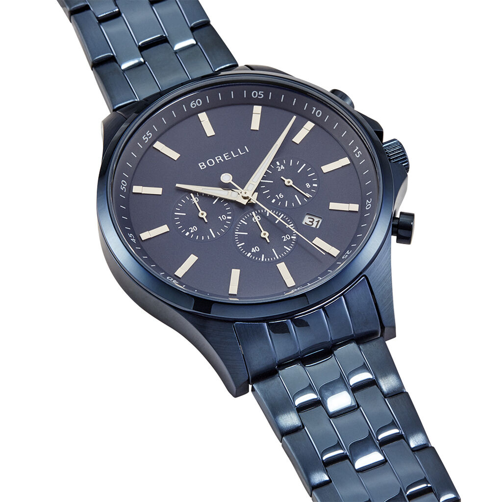 Borelli Herrenuhr Santiago Quarz Chronograph - Armbanduhren Herren | OROVIVO