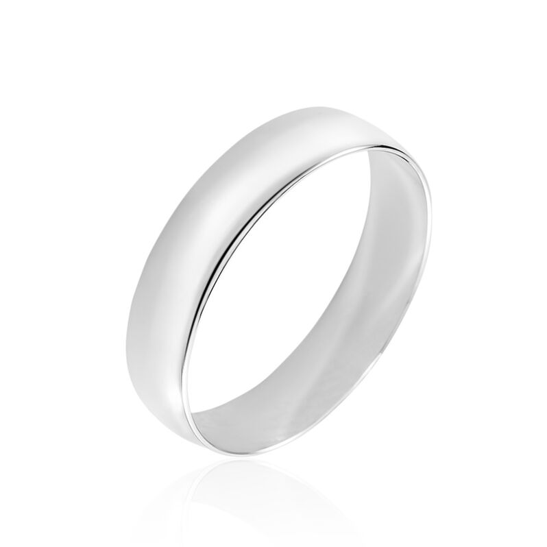 Alliance Meredithe Ruban Plat Or Blanc - Spannringe Familie | OROVIVO