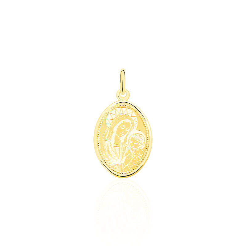 Anhänger Gold 375 Jungfrau Maria - Anhänger mit Gravur Unisex | OROVIVO