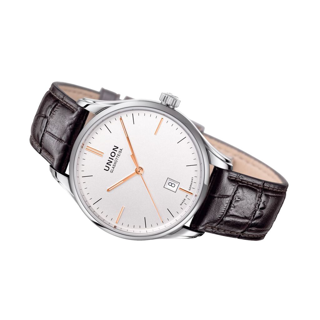 Union Glash&uuml;tte Herrenuhr Viro D0114071603101