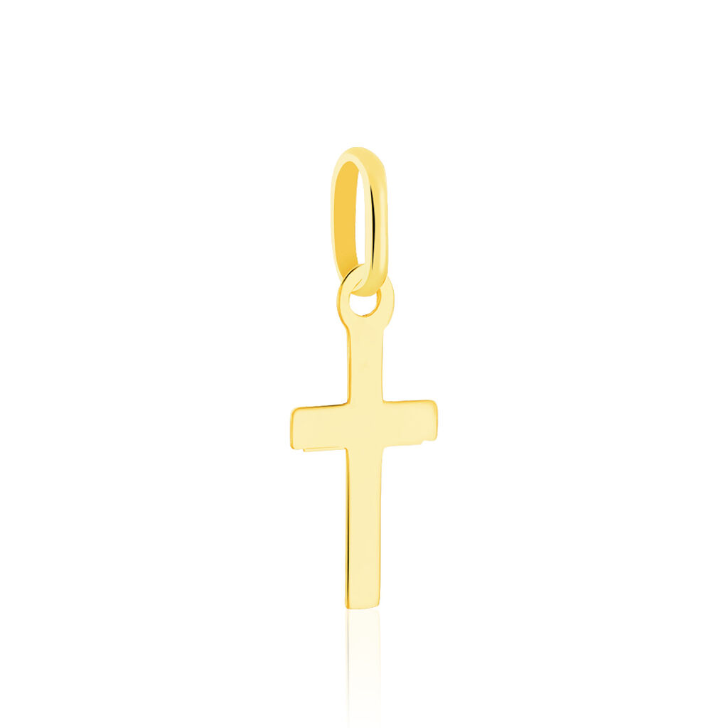 Kreuz Anhänger Gold 375 Nahum - Schmuckanhänger Unisex | OROVIVO