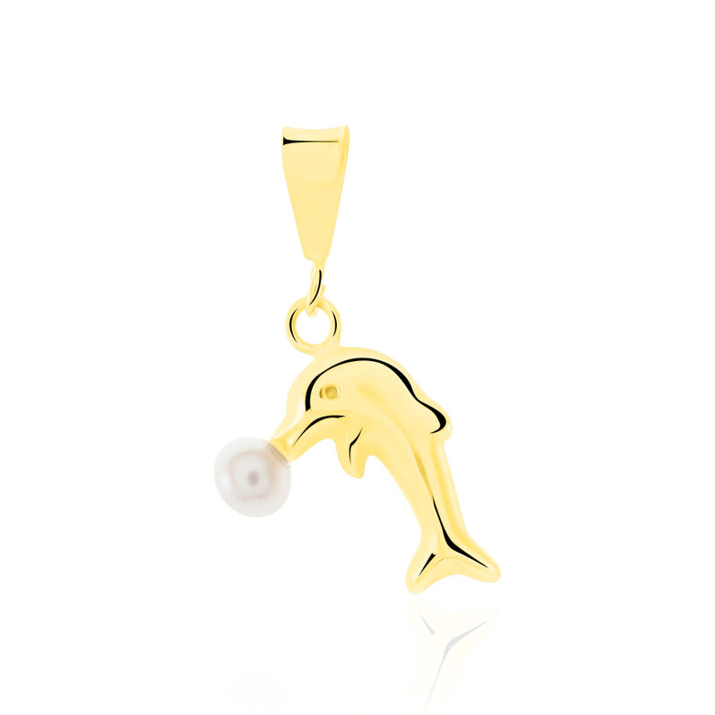 Pendentif Damienneae Or Jaune Perle De Culture - Spannringe Damen | OROVIVO