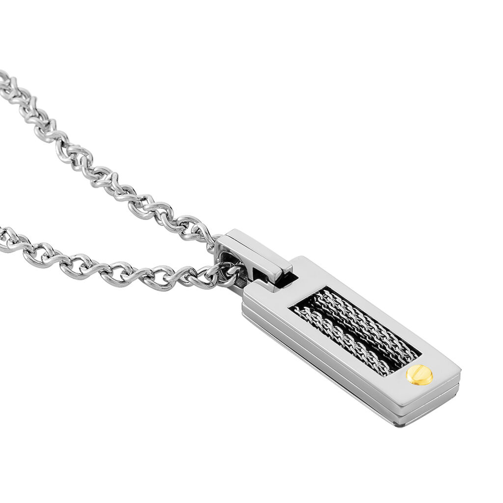 Collier Mambaae Or Acier Bicolore - Spannringe Herren | OROVIVO
