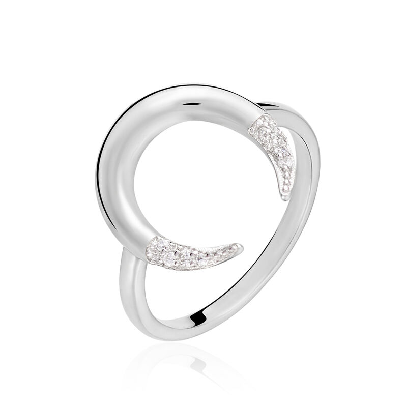 Bague Argent Rhodie Gemilina - Spannringe Damen | OROVIVO