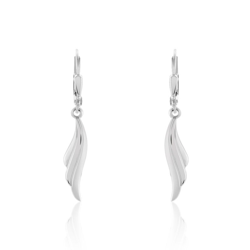 Damen Ohrringe Lang Silber 925 Welle - Ohrh&auml;nger Damen | OROVIVO