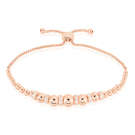 Damenkugelarmband Silber 925 Rosé Vergoldet - Kugelarmbänder Damen | OROVIVO