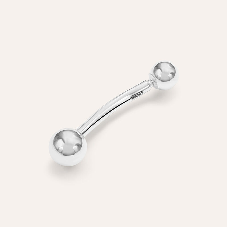 Piercing Ombelico Bon Ton Oro Bianco - Spannringe Damen | OROVIVO