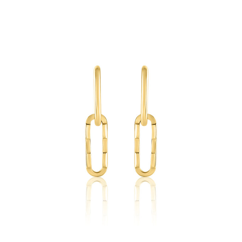 THREN Damen Ohrringe Lang Edelstahl vergoldet - Ohrringe Damen | OROVIVO