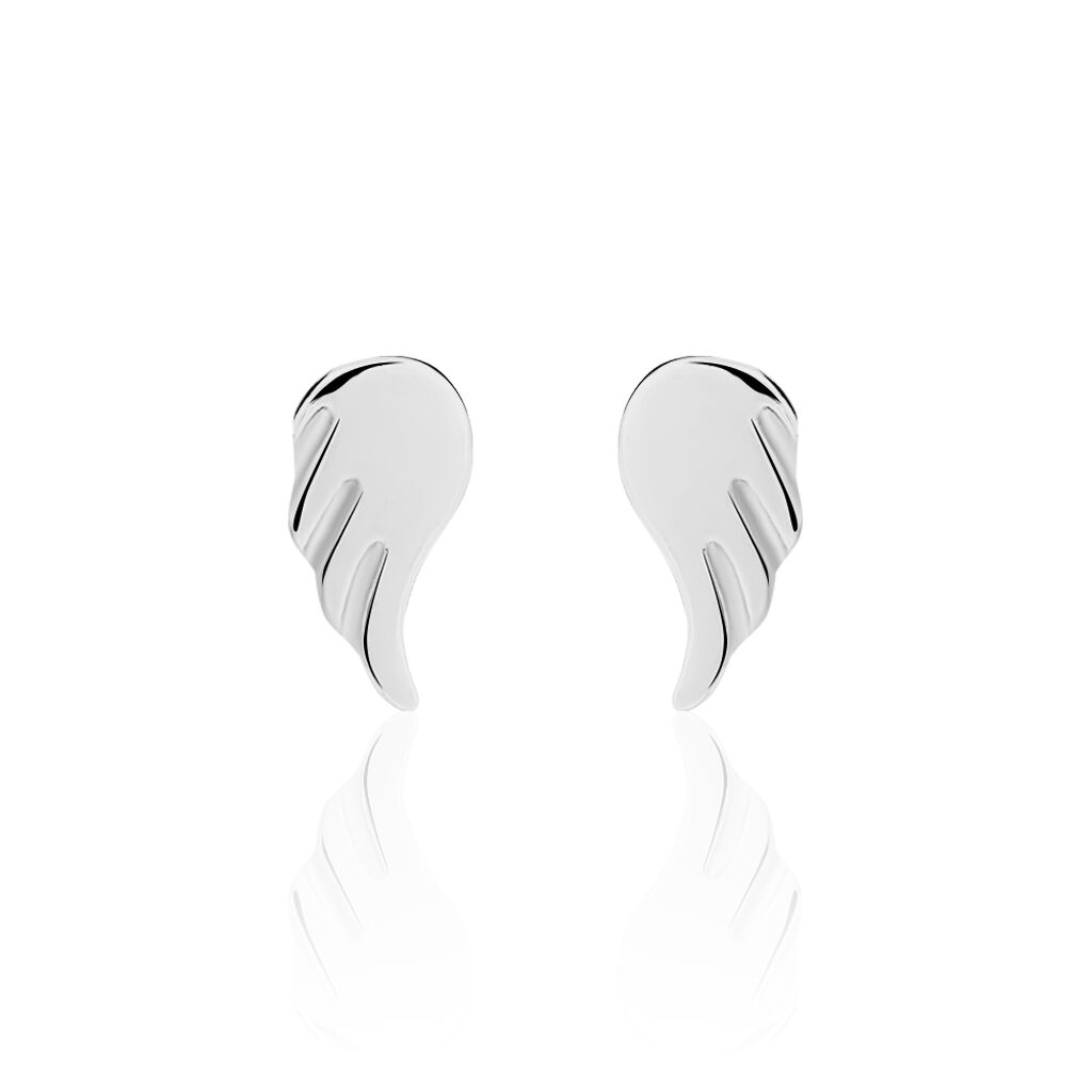 Ohrstecker Silber 925 Flügel, Ohrstecker ohne Stein