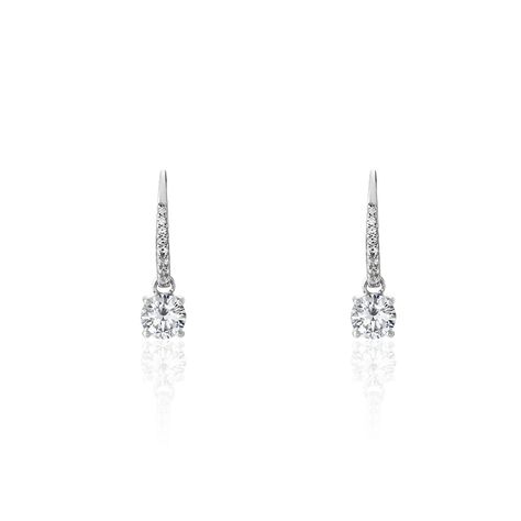 Damen Ohrhänger Silber 925 Zirkonia - Ohrhänger Damen | OROVIVO