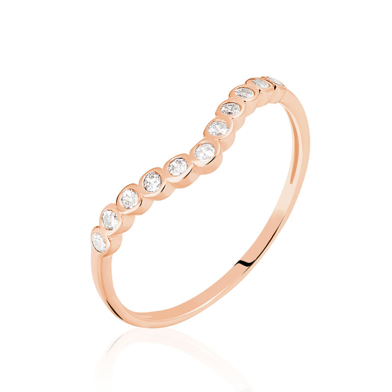 Bague Argent Rose Accumulation V - Spannringe Damen | OROVIVO