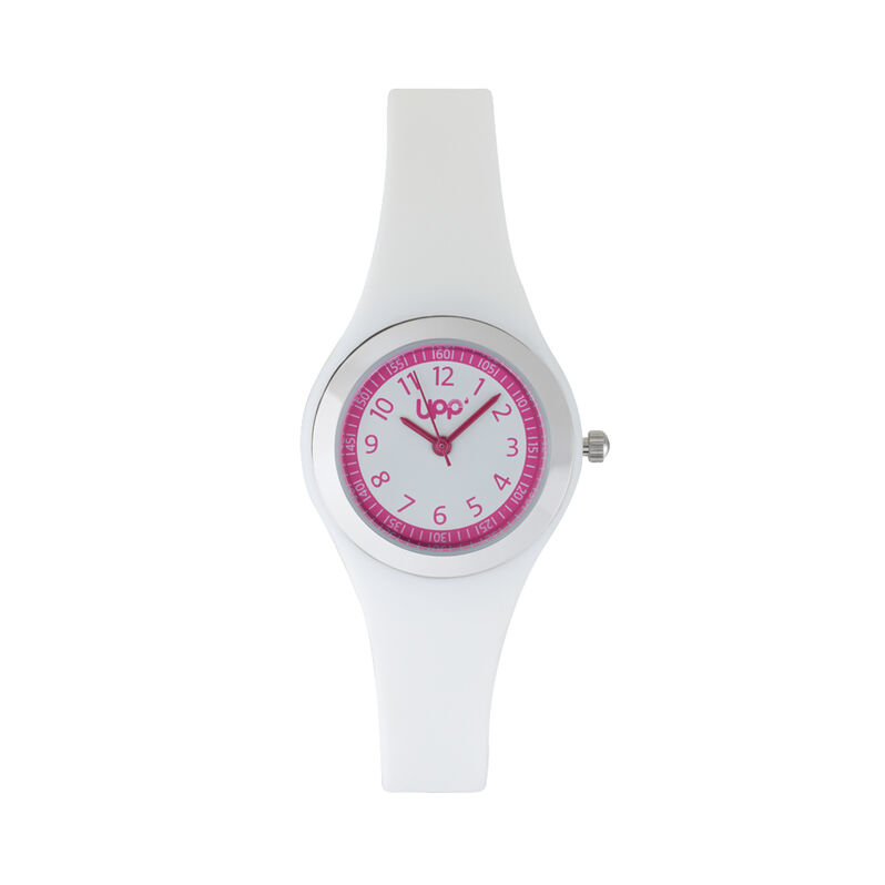 Montre Upp Camille Blanc Et Rose - Spannringe Kinder | OROVIVO