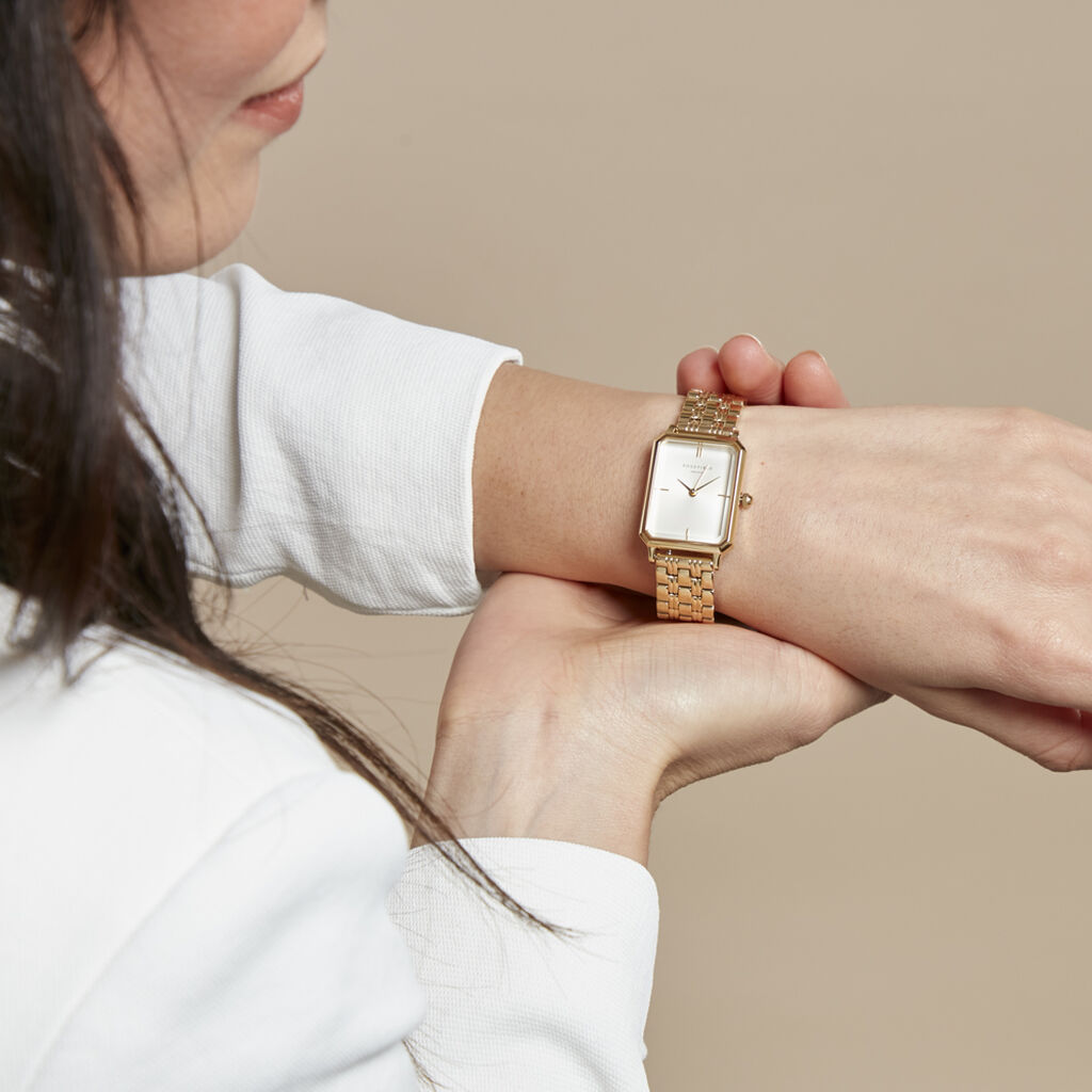 Montre Rosefield Octagon Weiss
