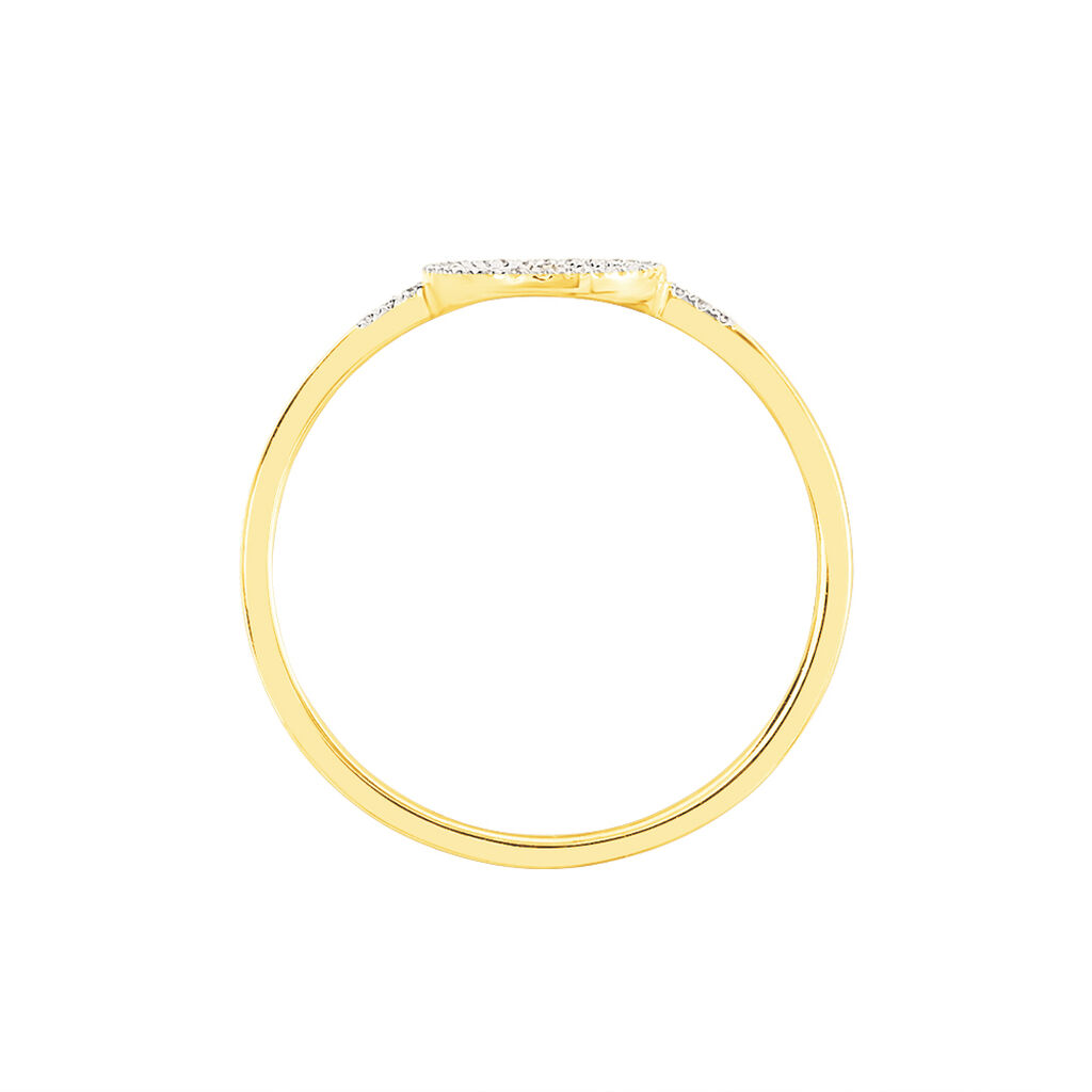 Bague Maude Or Jaune Diamant - Spannringe Damen | OROVIVO