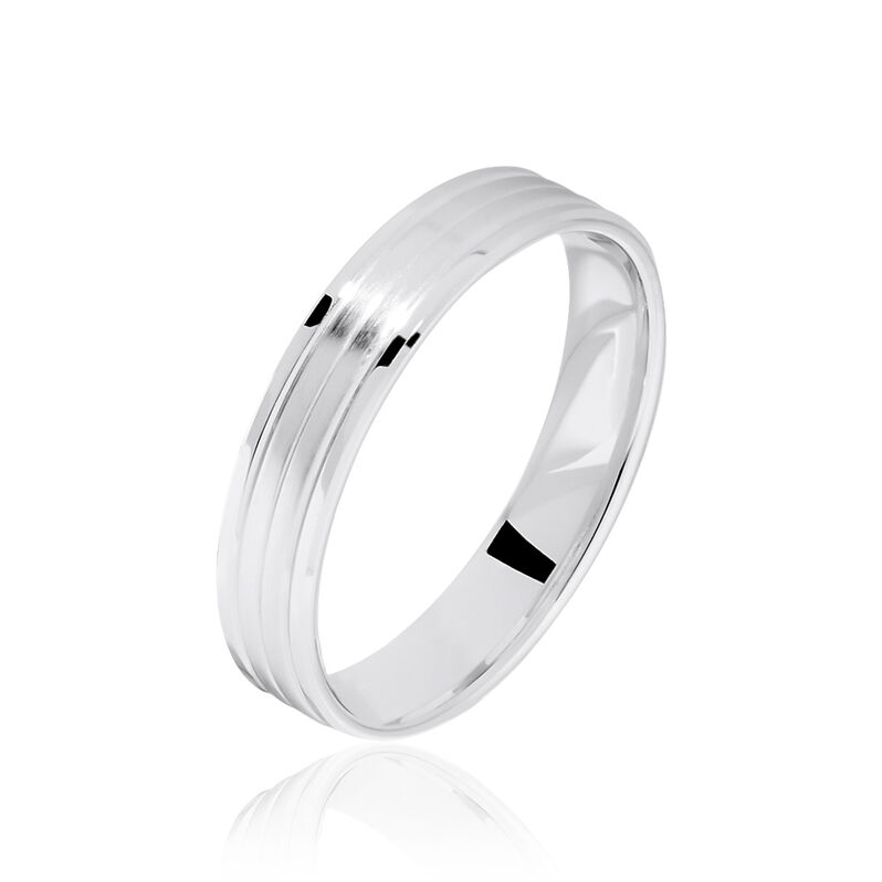 Alliance Basile Or Blanc - Spannringe Unisex | OROVIVO