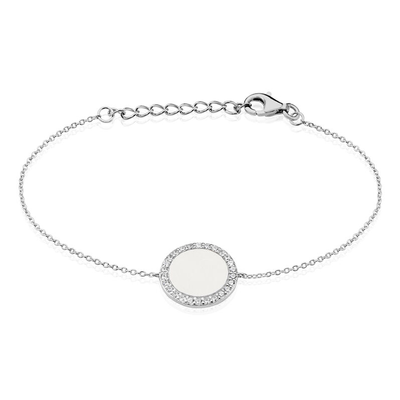 Bracelet Corazon1 Argent Weiss Oxyde De Zirconium - Spannringe Damen | OROVIVO