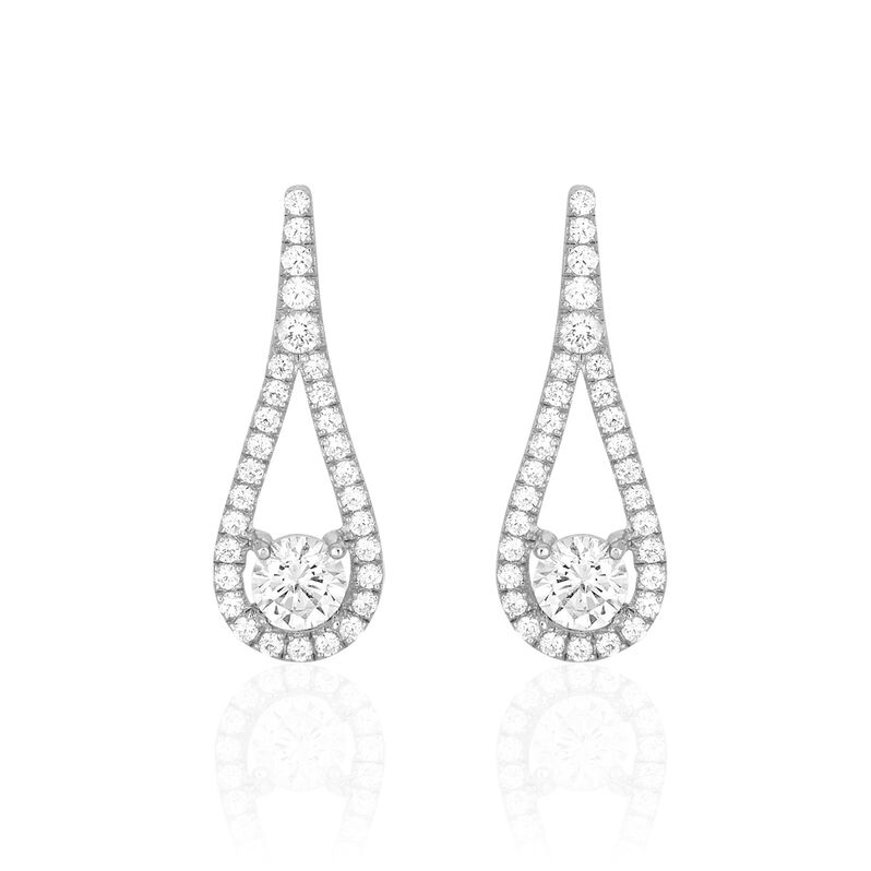 Boucles D'oreilles Argent Sofia Oxyde - Spannringe Damen | OROVIVO