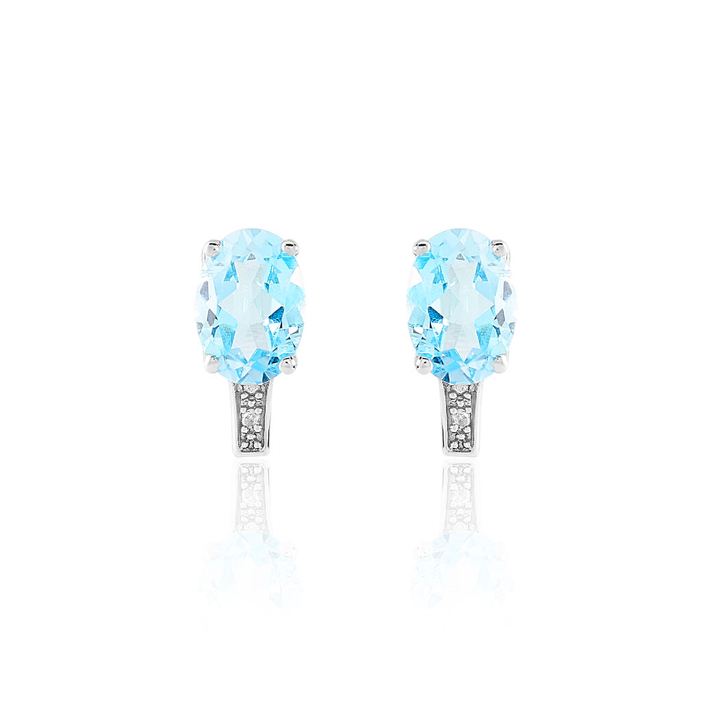 Boucles D'oreilles Erika Or Weiss - Spannringe Damen | OROVIVO
