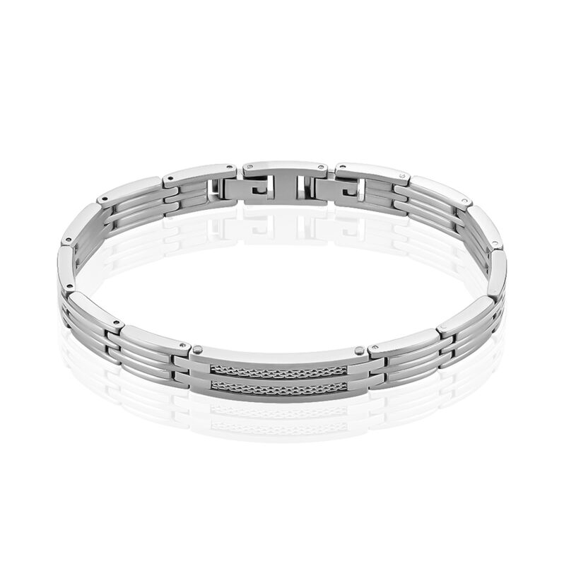 YVES Herren Armband Edelstahl Barren - Armb&auml;nder mit Anh&auml;nger Herren | OROVIVO