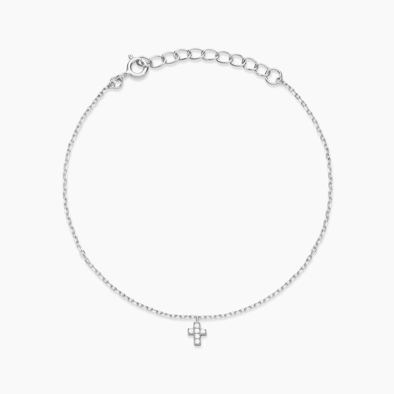 Bracelet Siem Argent Weiss Oxyde De Zirconium - Spannringe Damen | OROVIVO