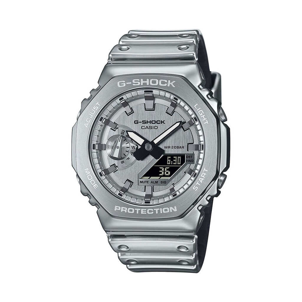 Montre Casio G-shock Gm2100 Argenté -  Herren | OROVIVO