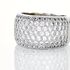 KERANA Damen Ring Silber 925 Zirkonia Weiß 1,96 ct B 11,15 mm