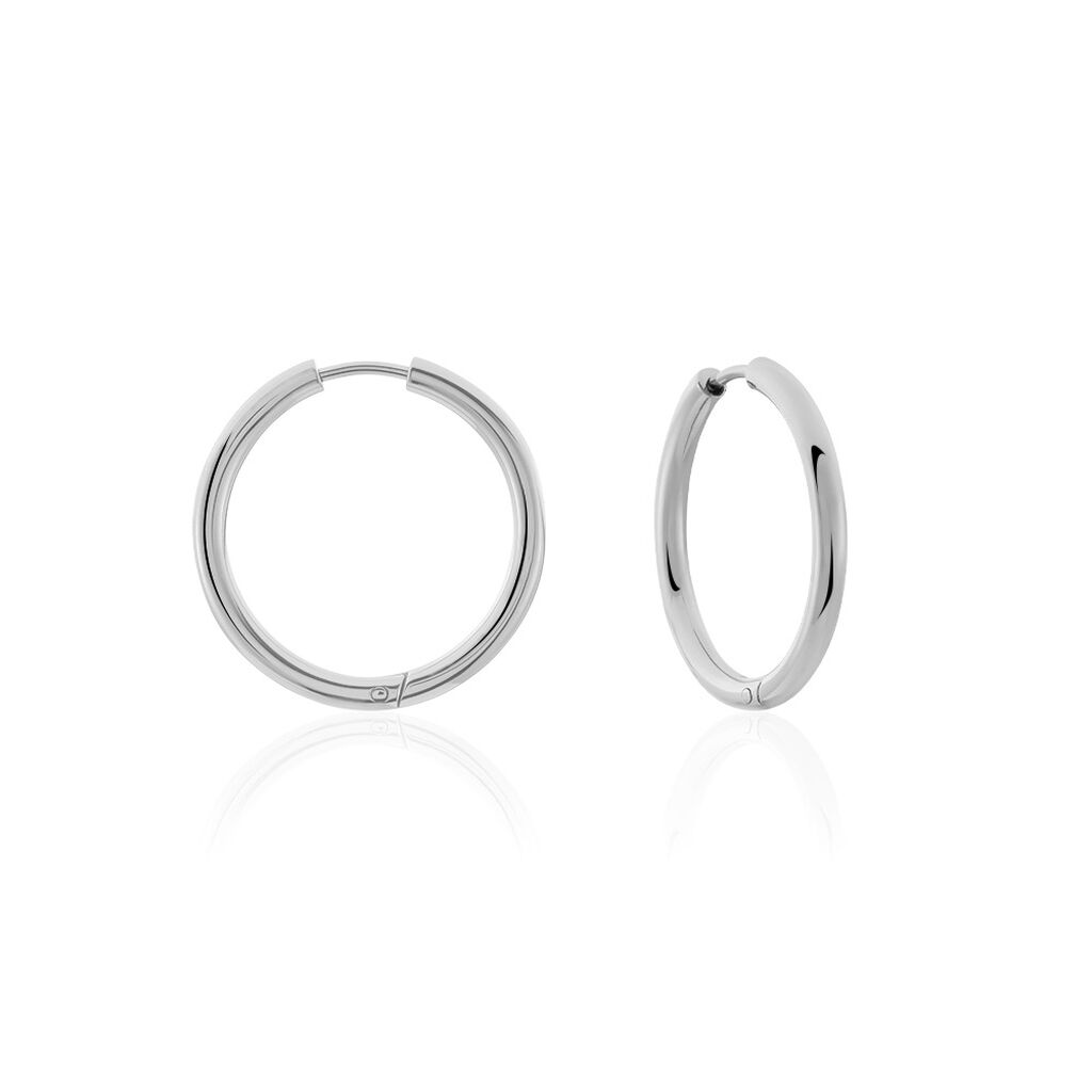 Damen Creolen Titan Scarlet - Creolen Damen | OROVIVO