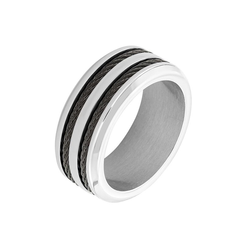 Herren Ring Edelstahl B 9 mm - Ringe Herren | OROVIVO