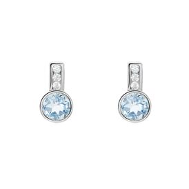 Damen Ohrstecker Gold 375 Topas 2,282ct Breeze - Ohrstecker Damen | OROVIVO