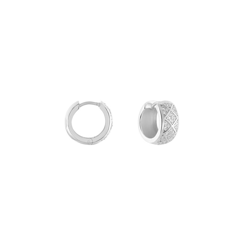 Damen Creolen Silber 925 Glassstein - Creolen Damen | OROVIVO