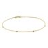 RENI Damen Armband Gold 375 (9 Karat) Zirkonia Wei&szlig; 0,26 ct