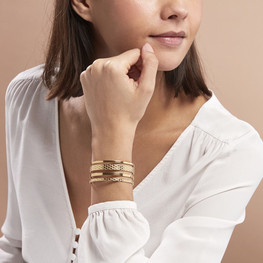 Damen Armreif Edelstahl Vergoldet - Armreifen Damen | OROVIVO