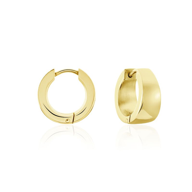 ALLIE Damen Creolen Titan vergoldet B 6,8 mm - Creolen Damen | OROVIVO