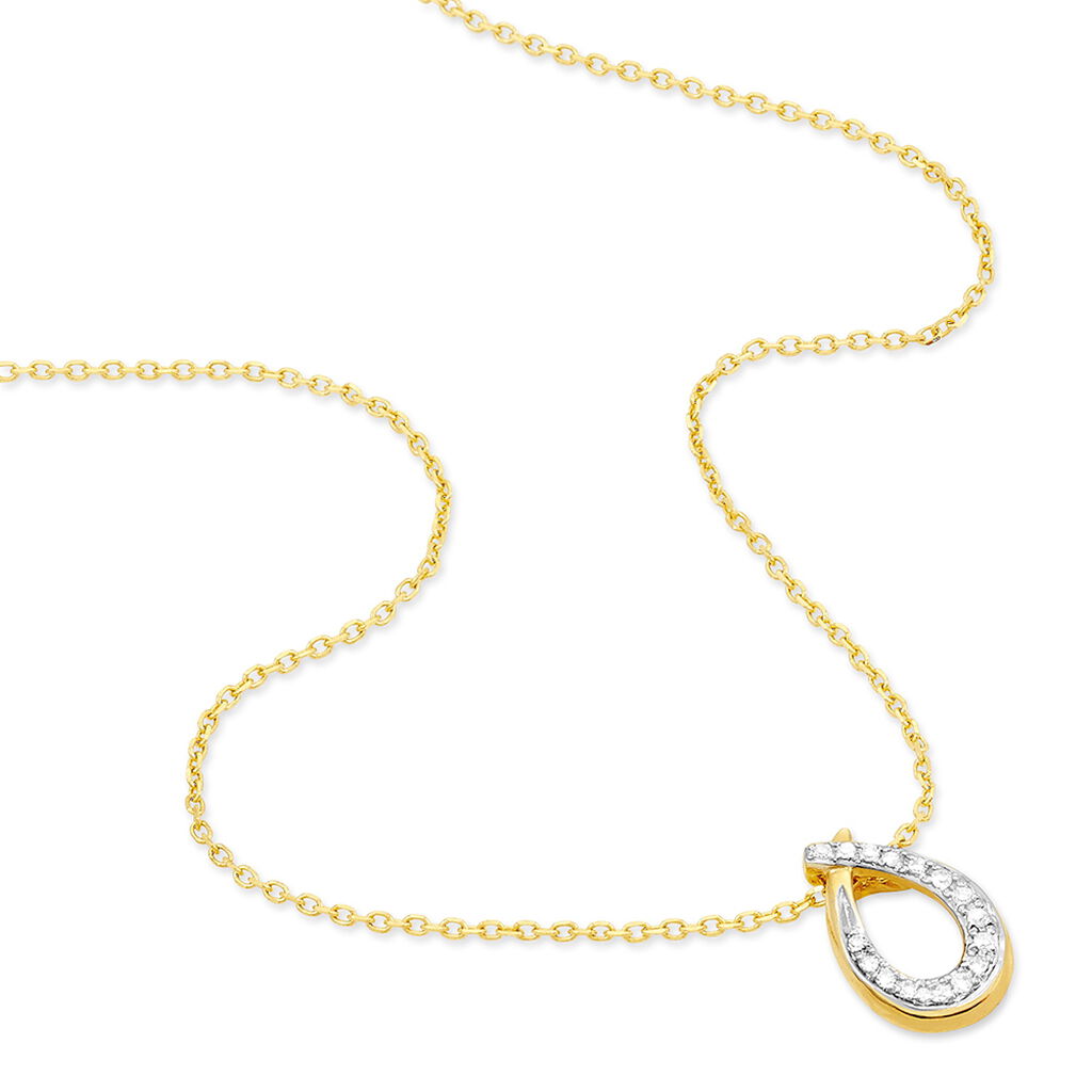Collier Carsta Or Jaune Diamant - Spannringe Damen | OROVIVO