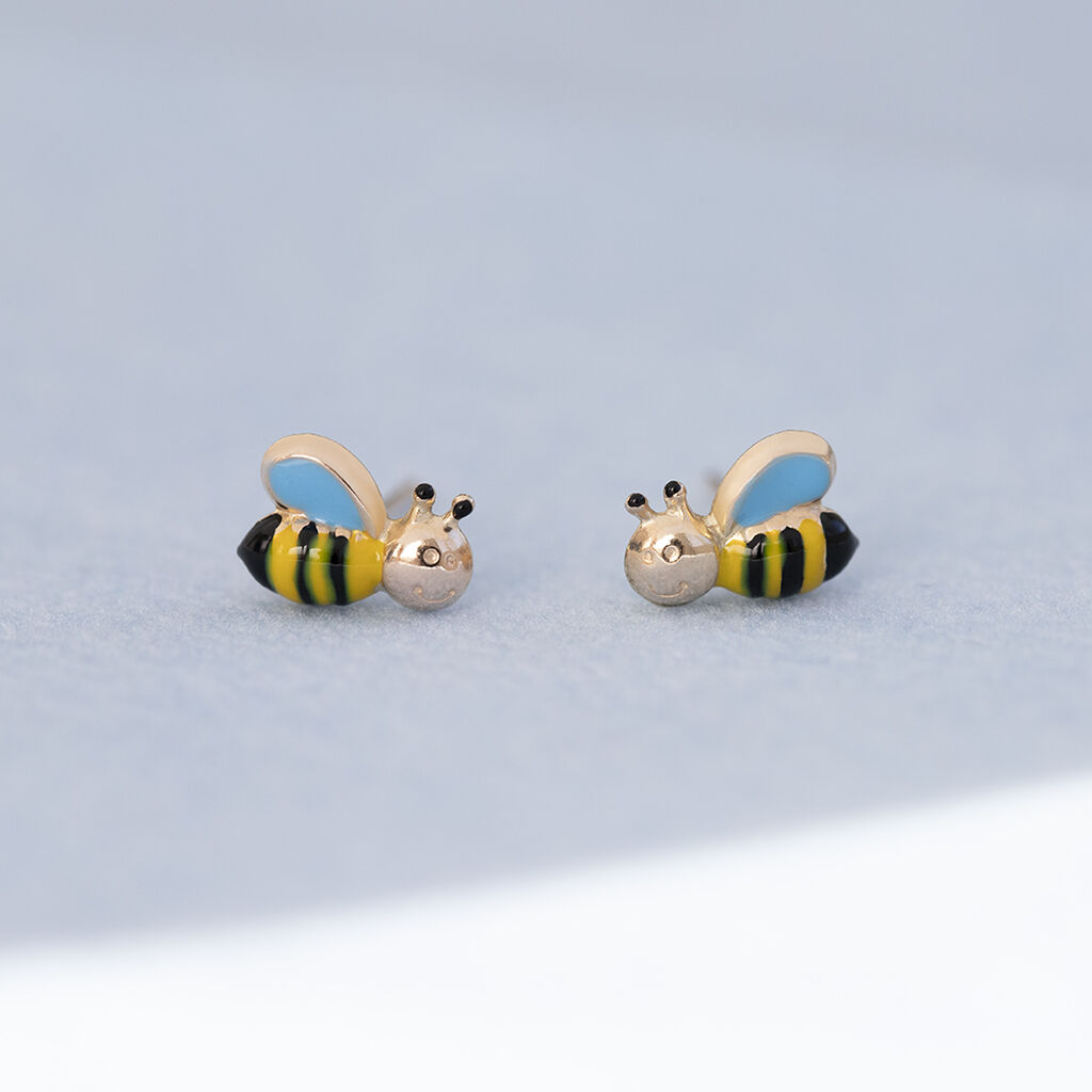 Kinder Ohrstecker Gold 375 Biene - Ohrstecker Kinder | OROVIVO