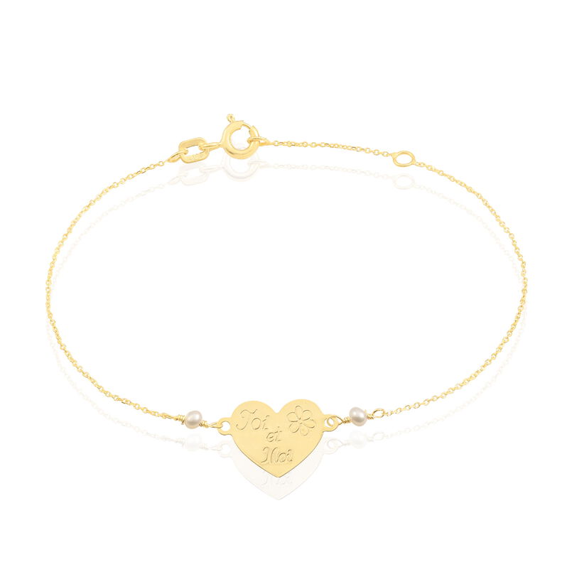 Bracelet Mahana Or Jaune Perle De Culture - Spannringe Damen | OROVIVO