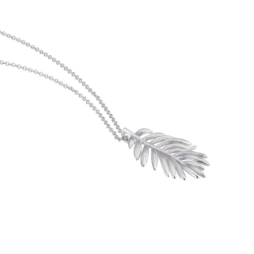 Collier Argent Sussana Feuille - Spannringe Damen | OROVIVO