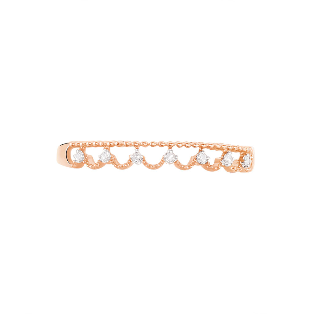 Bague Or Rose Liona - Spannringe Damen | OROVIVO