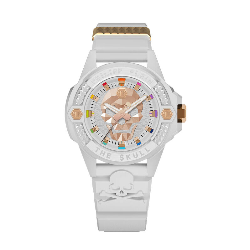 Montre Philipp Plein The Skull Ecoceramic Weiss - Spannringe Herren | OROVIVO