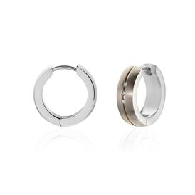 Damen Creolen Titan Diamant 16mm - Creolen Damen | OROVIVO