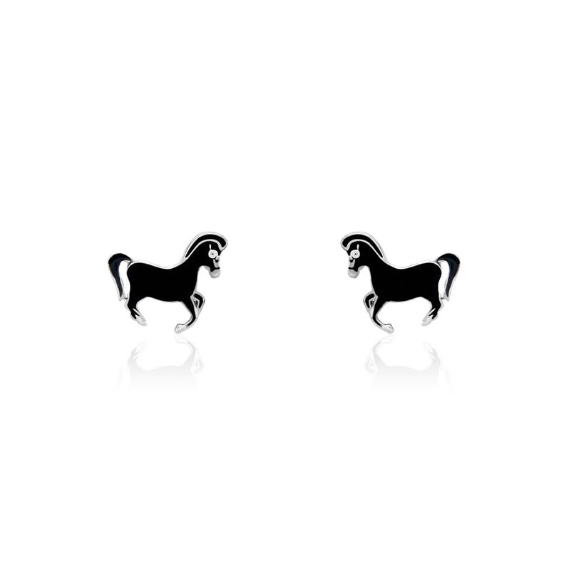 Kinder Ohrstecker Silber 925 Pferd Caiara - Ohrstecker Kinder | OROVIVO