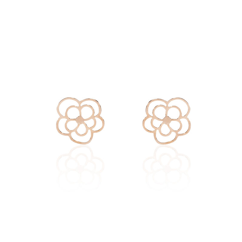 Boucles D'oreilles Flora Argent - Spannringe Damen | OROVIVO